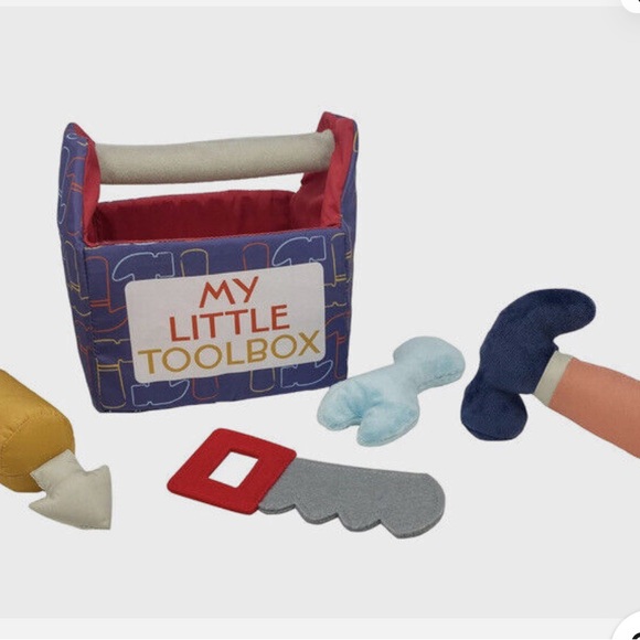 NEW Carters my little tool box, New Carters simple joys Tool Box plush, NEW tool - Picture 1 of 5